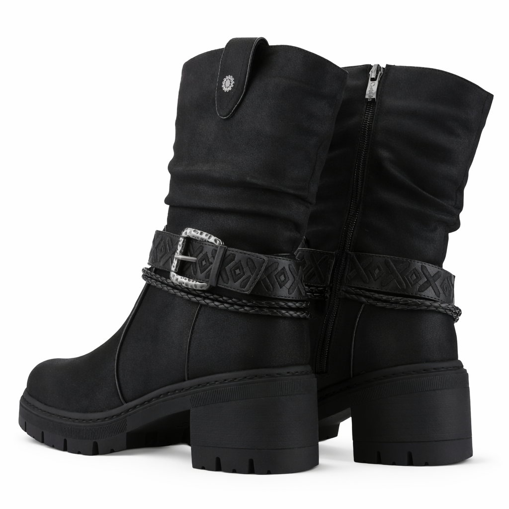 Botin Negro Mujer Casual Chalada Terra