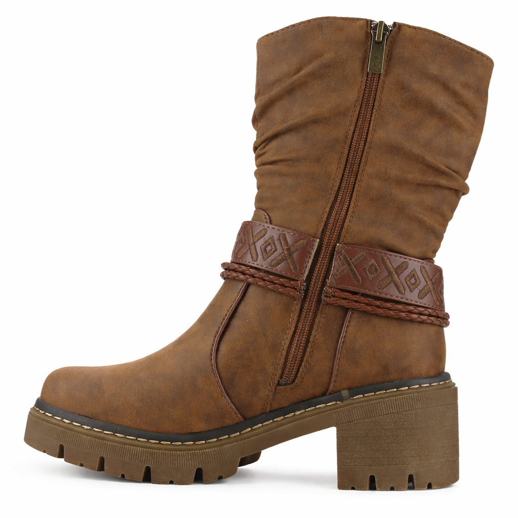 Botin Tostado Mujer Casual Chalada Terra