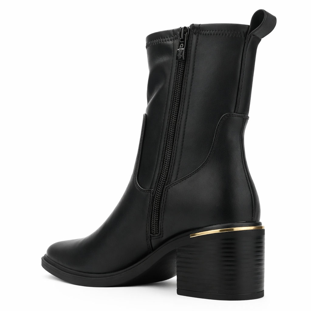 Botin Negro Mujer Casual Chalada Sonora