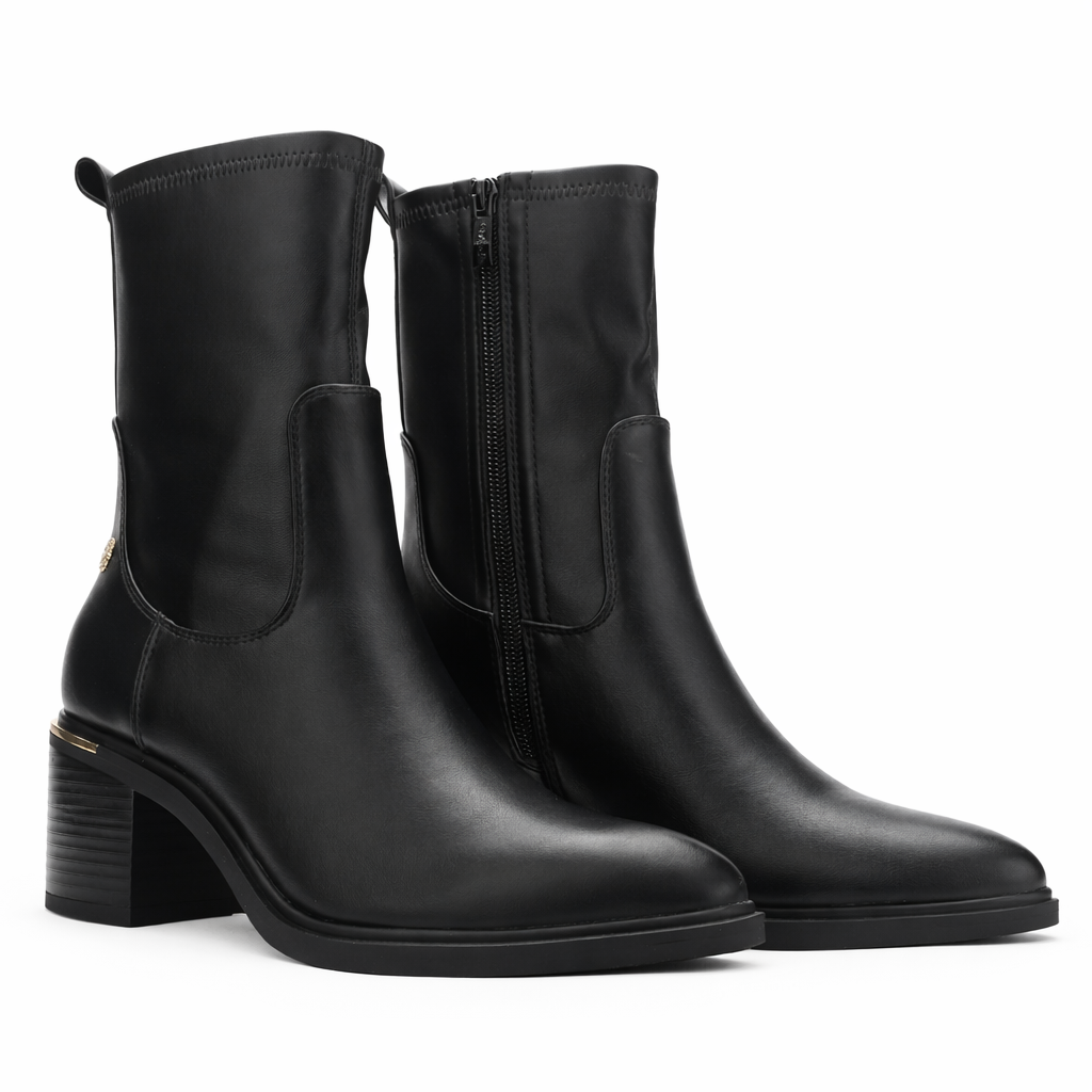 Botin Negro Mujer Casual Chalada Sonora