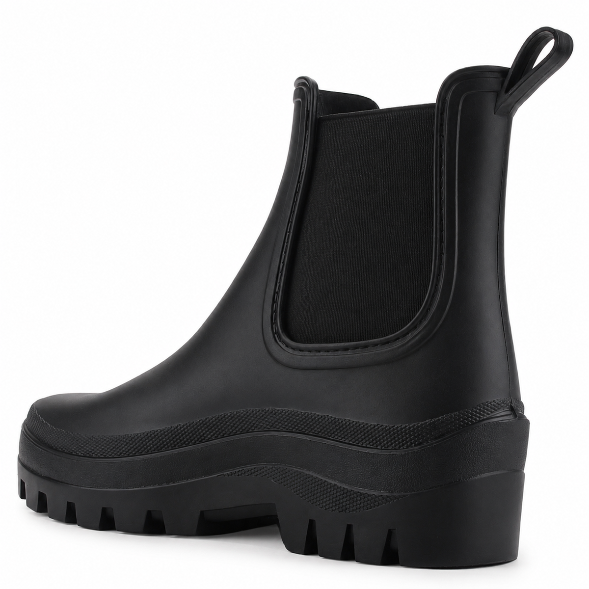 Bota de Agua Negro Mujer Casual Chalada Baker