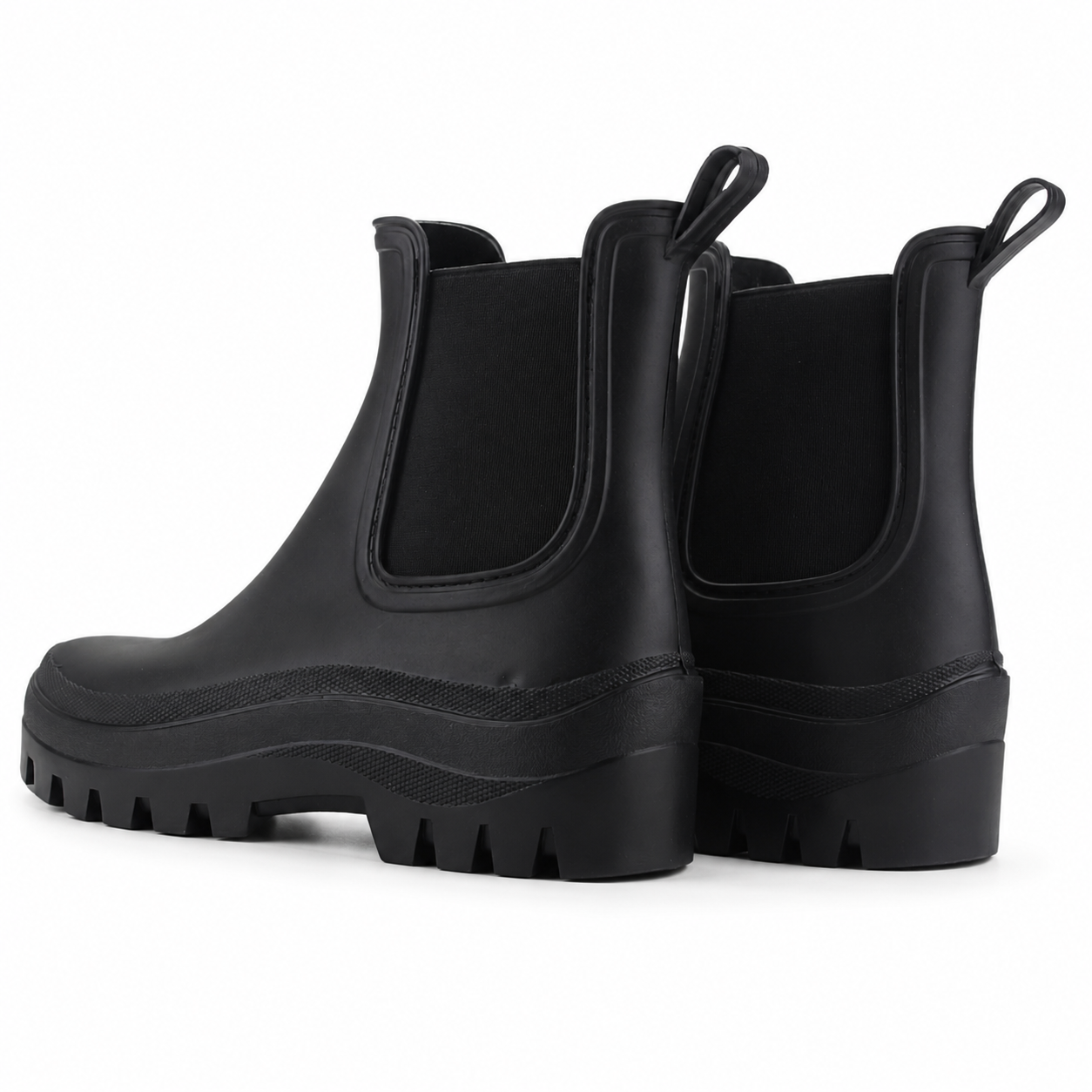 Bota de Agua Negro Mujer Casual Chalada Baker