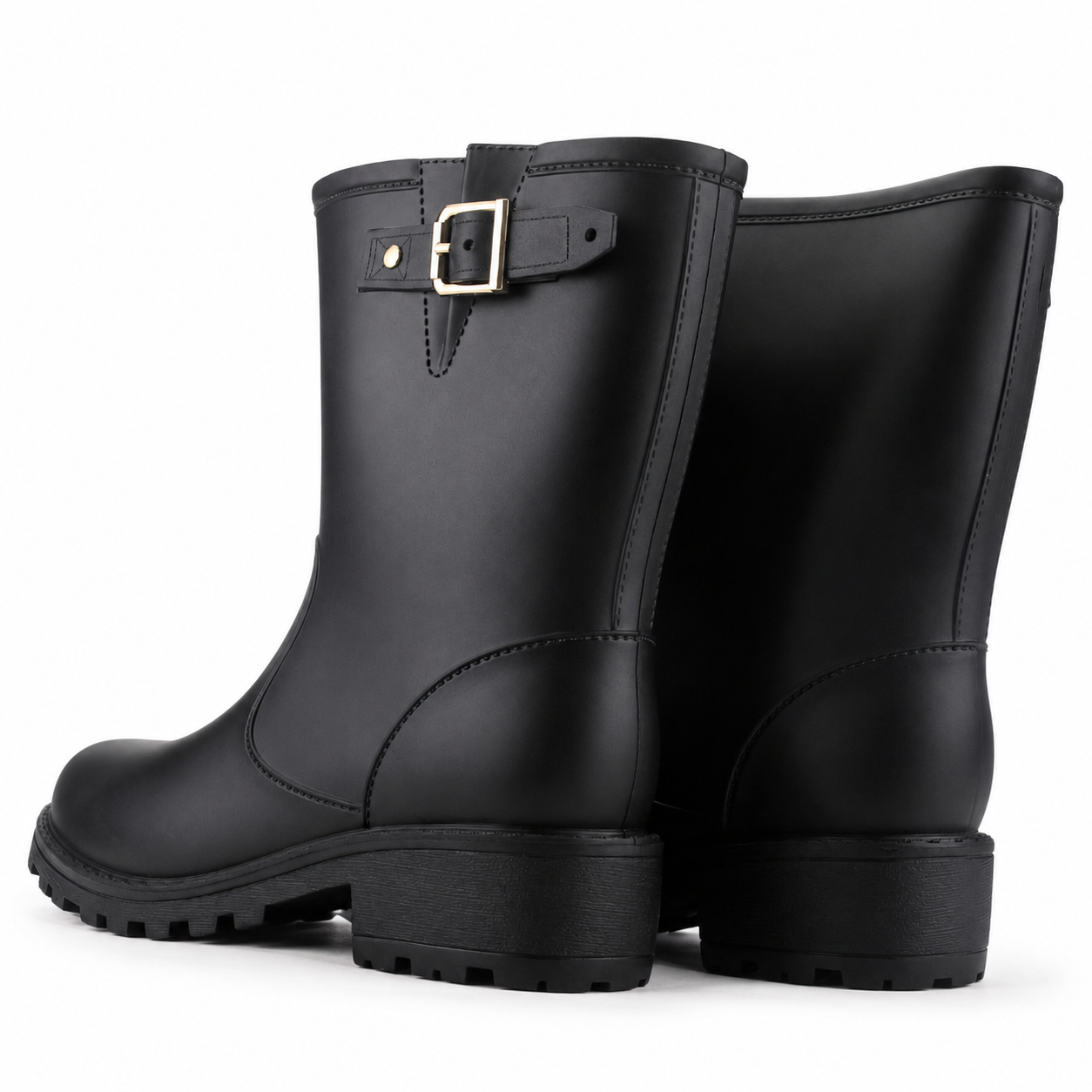 Bota de Agua Negro Mujer Casual Chalada Maipo