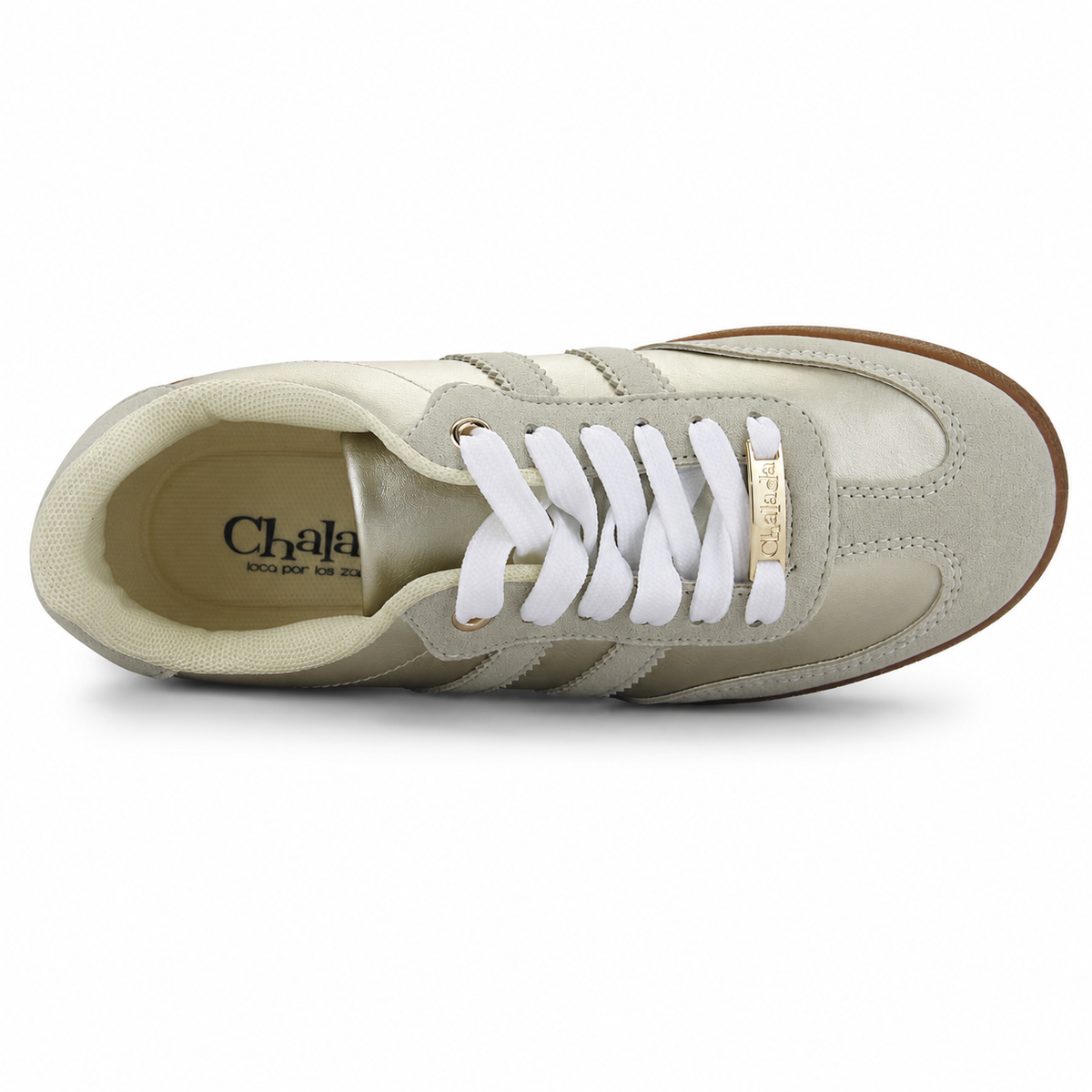 Zapatilla Dorado Mujer Urbano Chalada Pita