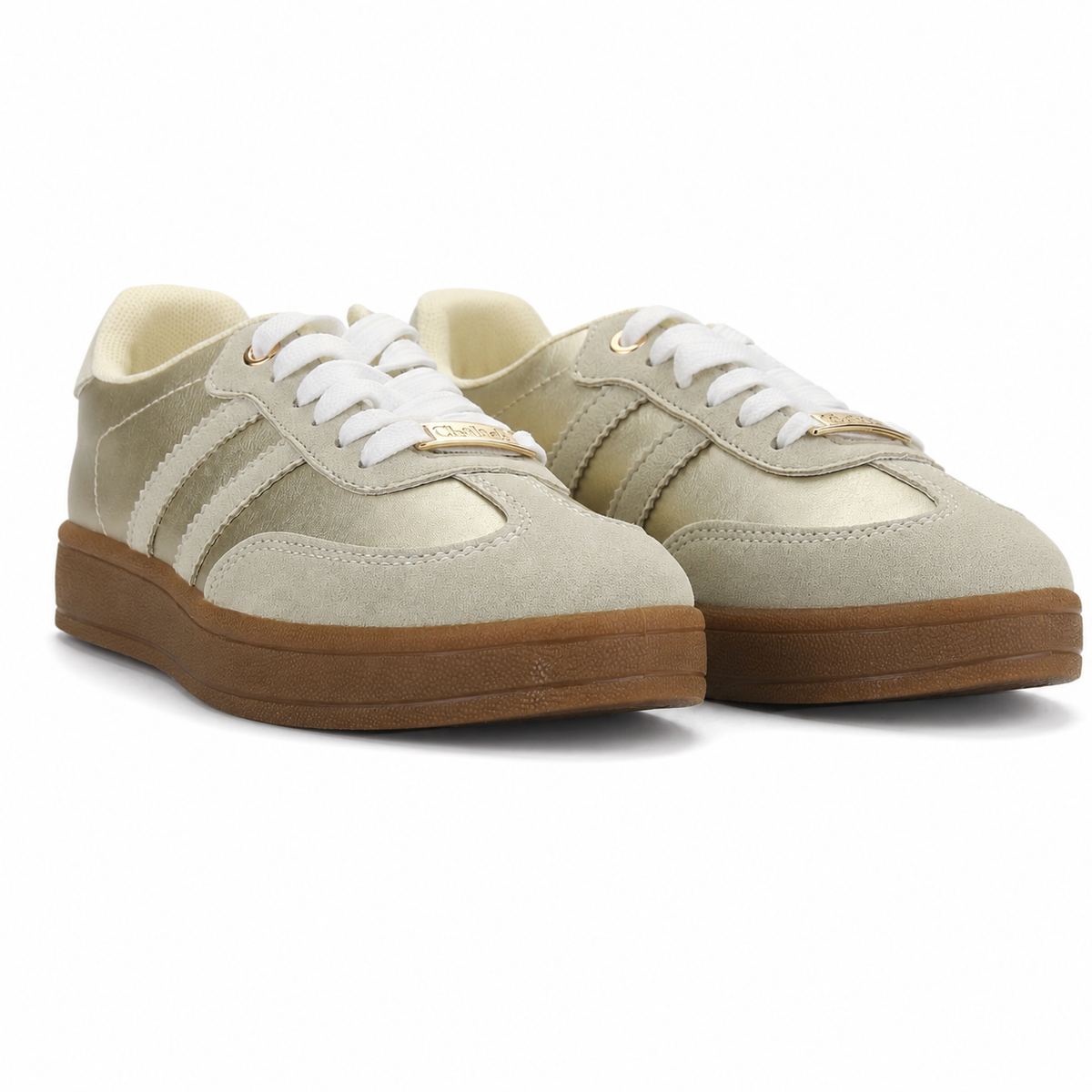 Zapatilla Dorado Mujer Urbano Chalada Pita