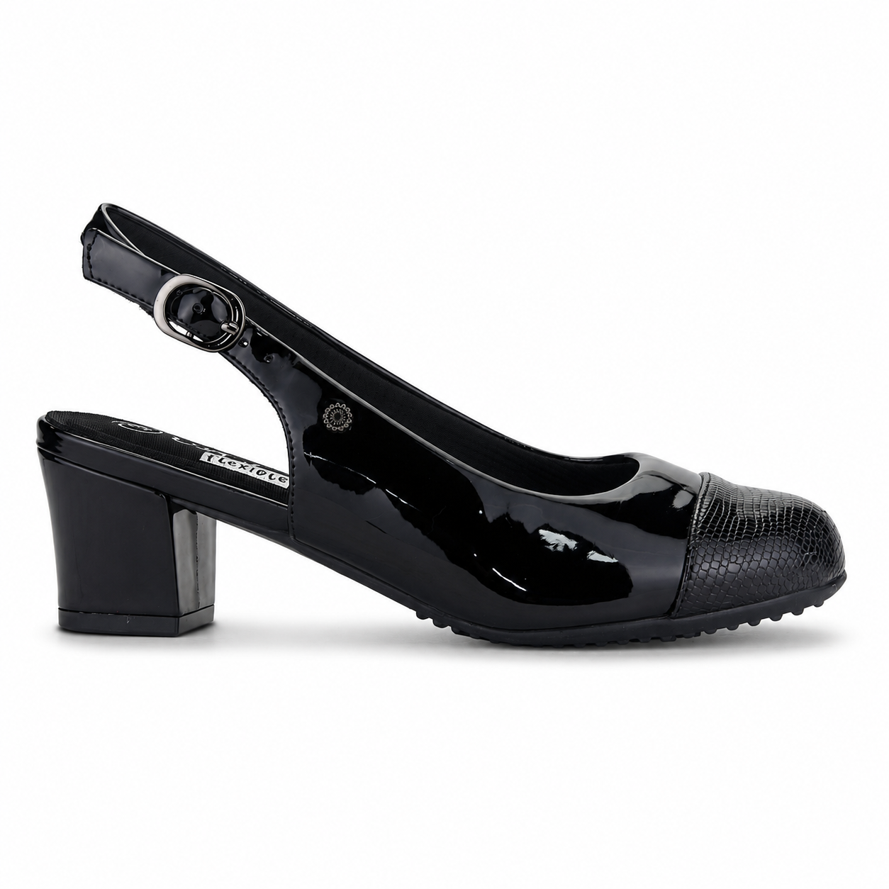 Zapato Negro Mujer Casual Chalada Flexi