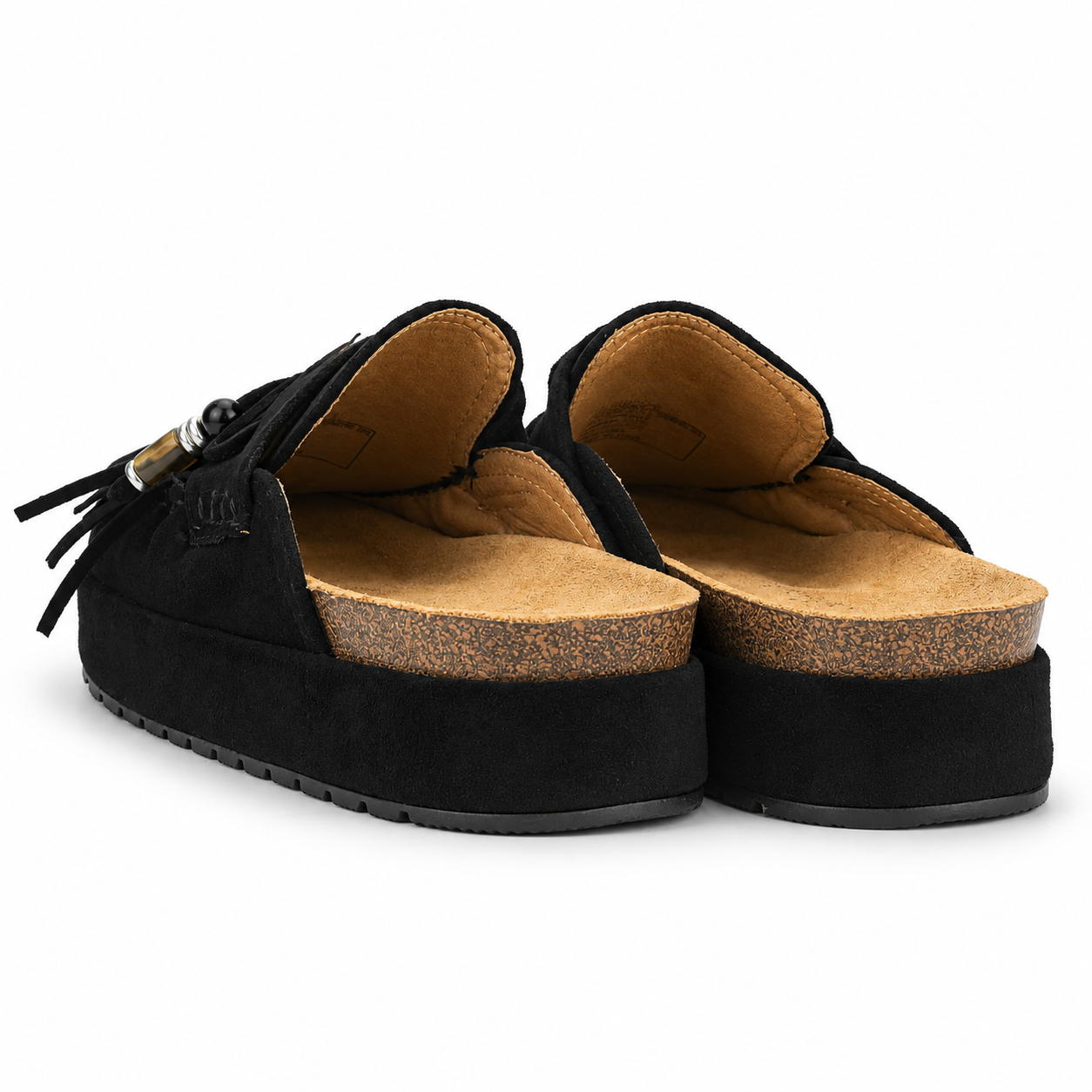 Sandalia Negro Mujer Casual Chalada Risco