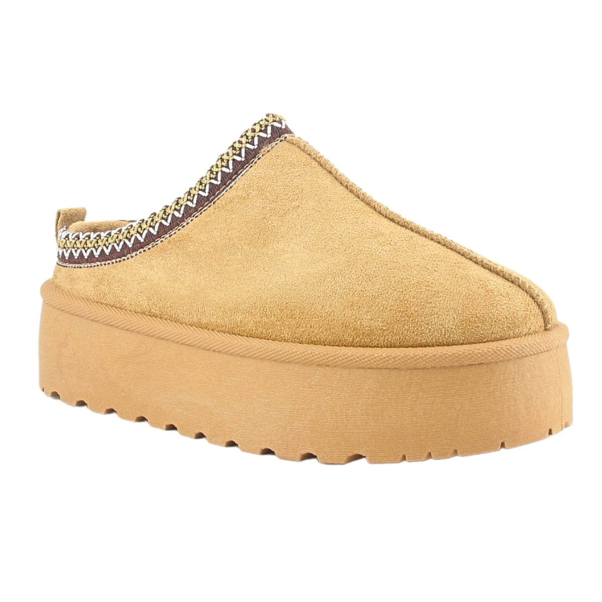 Pantufla Chalada Mujer Pinguih-3 Tostado Comfort Pantuflas Chalada 