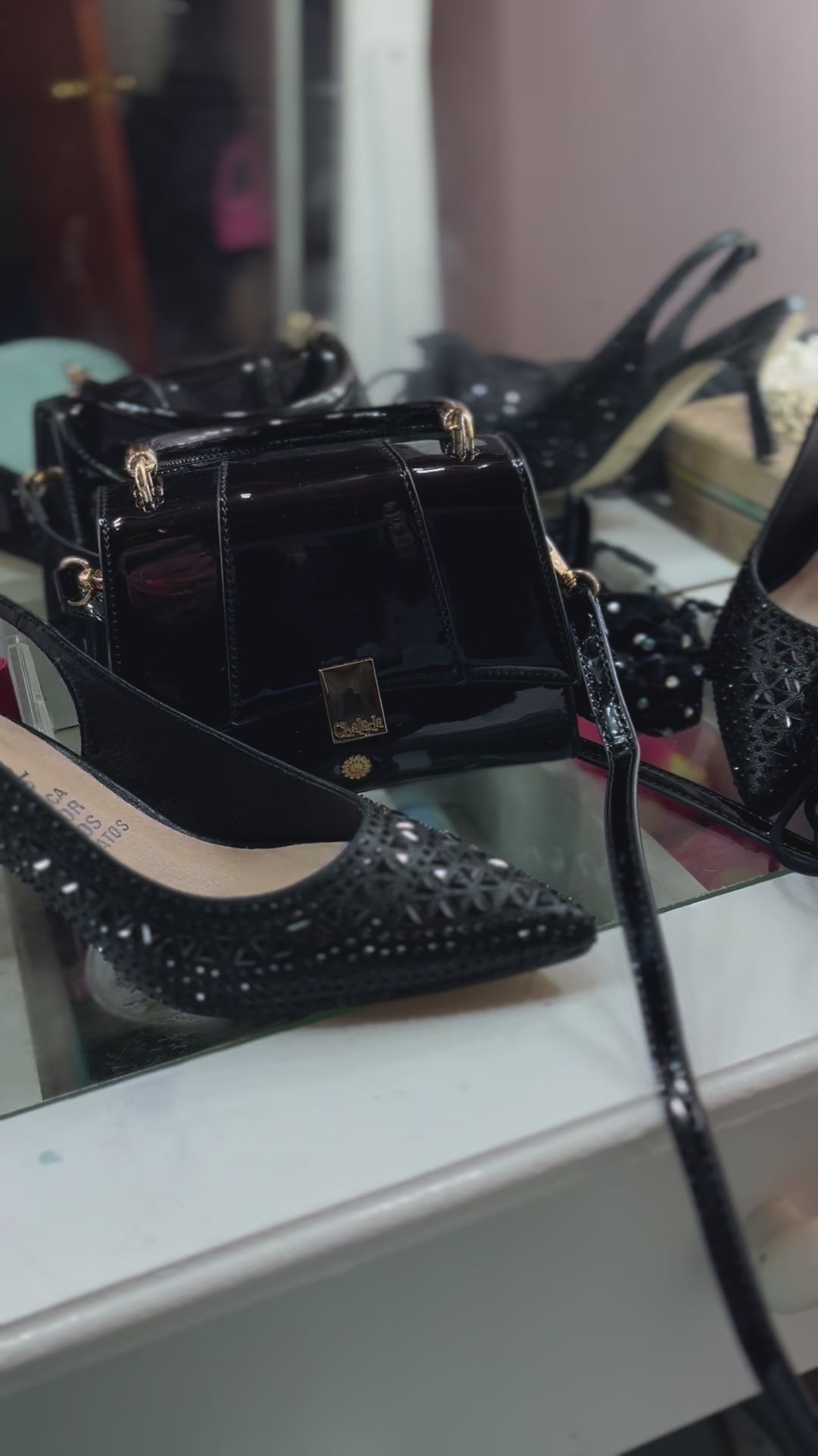 Zapato Chalada Mujer Hot-70 Negro Casual
