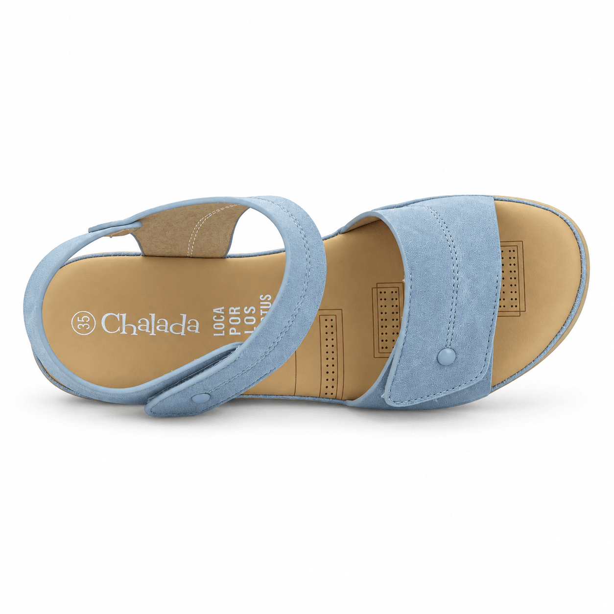 Sandalia Azul Mujer Casual Chalada Piura Sandalias Chalada 