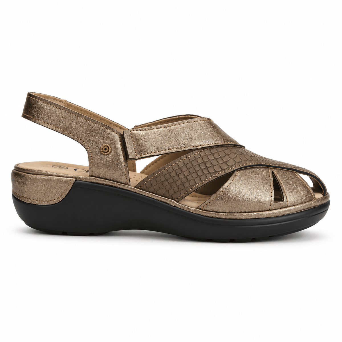 Sandalia Bronce Mujer Casual Chalada Mestico Sandalias Chalada