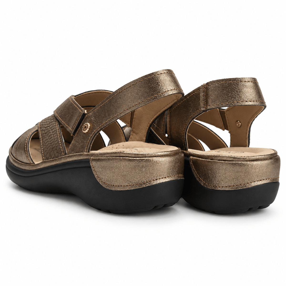 Sandalia Bronce Mujer Casual Chalada Mestico Sandalias Chalada