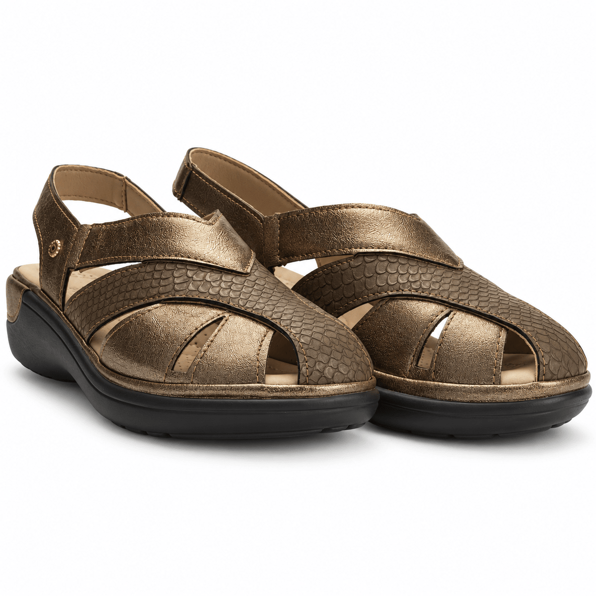Sandalia Bronce Mujer Casual Chalada Mestico Sandalias Chalada