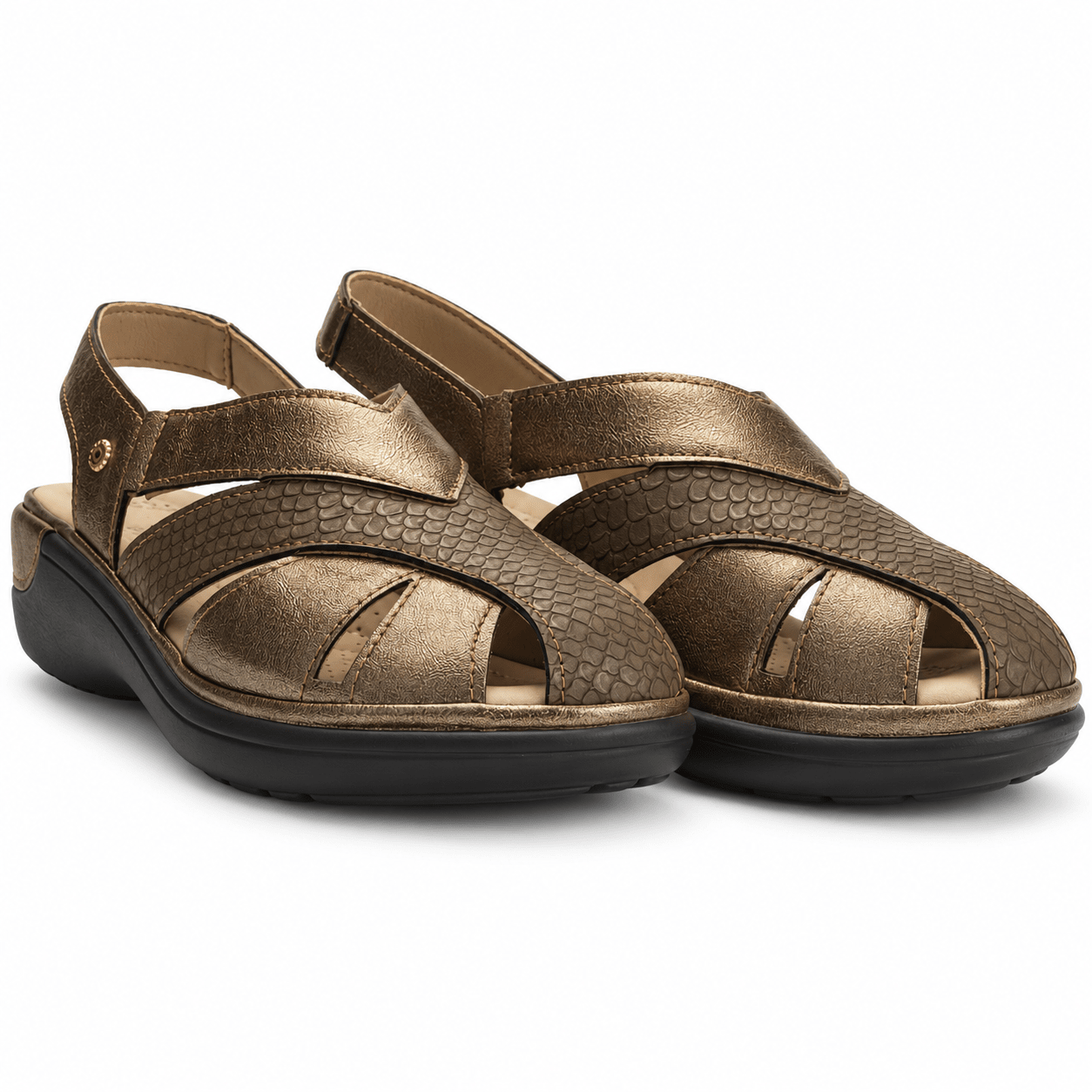 Sandalia Bronce Mujer Casual Chalada Mestico Sandalias Chalada