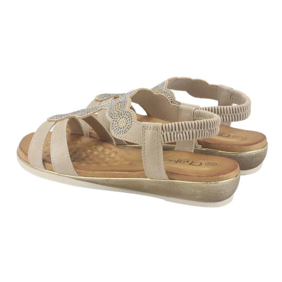 Sandalia Chalada Mujer Alka-1 Dorado Casual Sandalias Chalada 