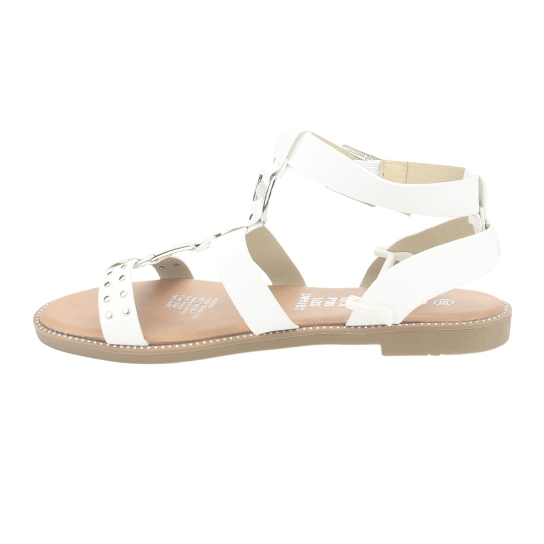 Sandalia Chalada Mujer Alki-2 Blanco Plana Sandalias Chalada 