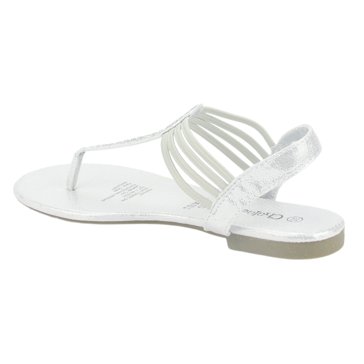 Sandalia Chalada Mujer Alki-5 Plateado Plana Sandalias Chalada 