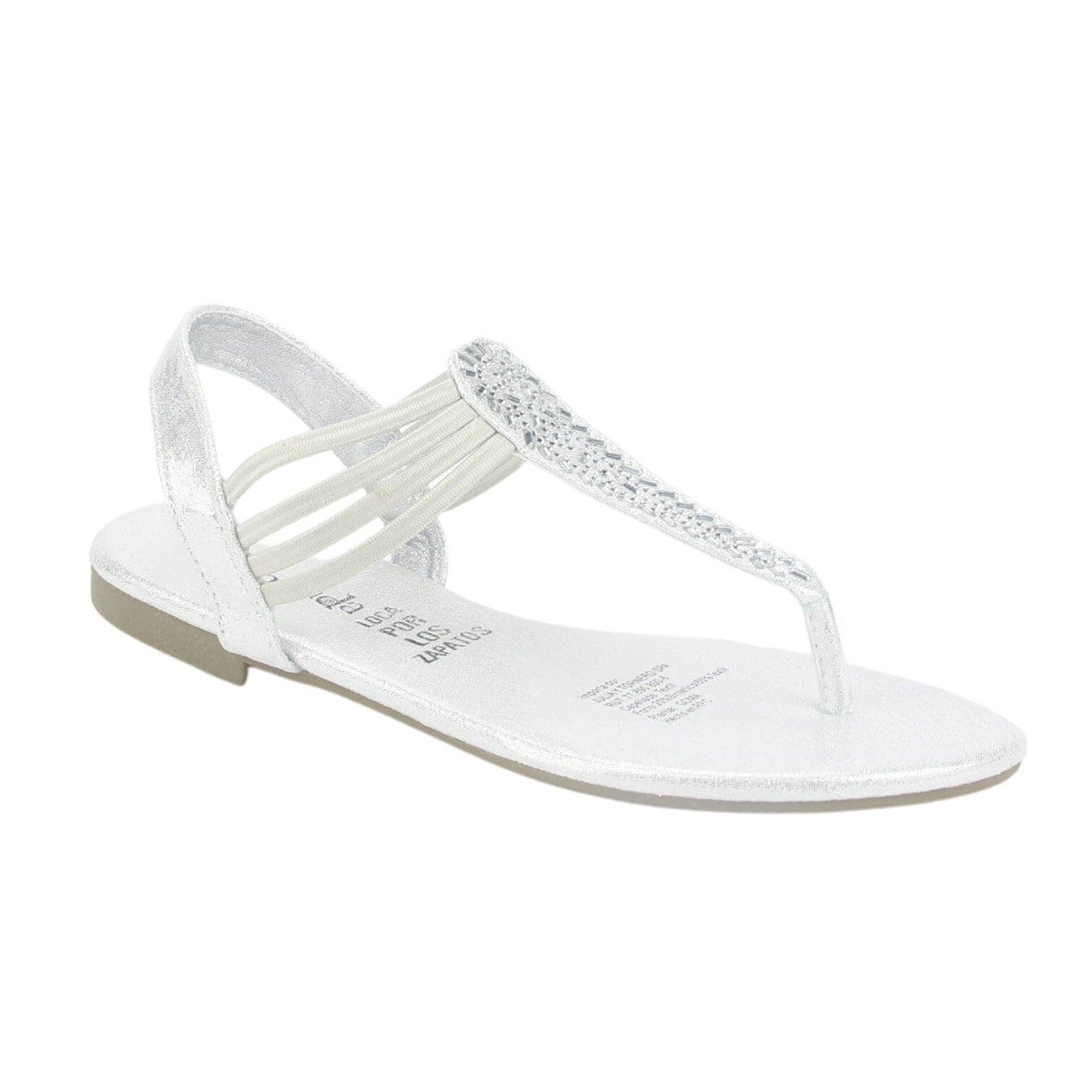 Sandalia Chalada Mujer Alki-5 Plateado Plana Sandalias Chalada 