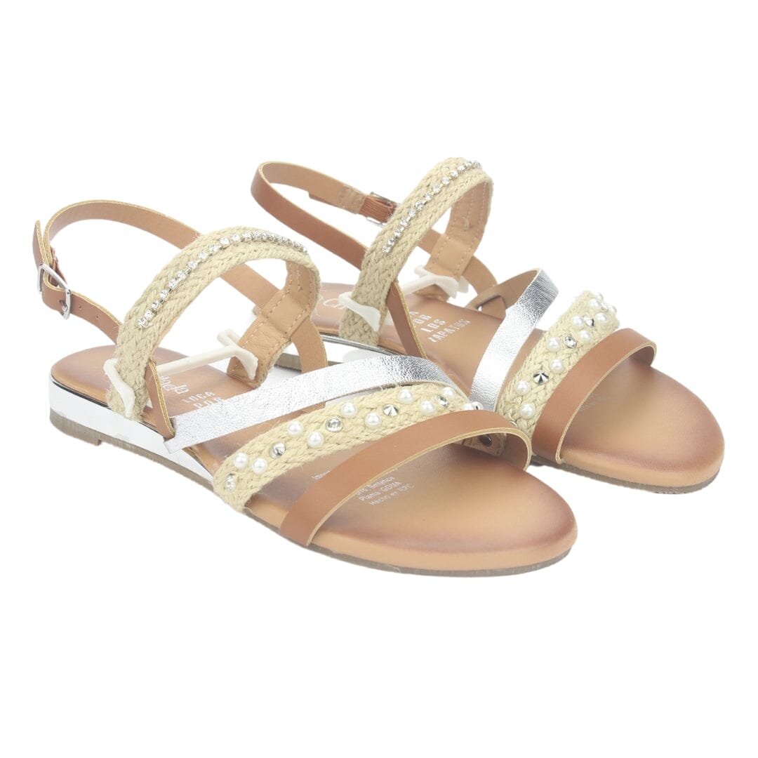 Sandalia Chalada Mujer Alki-6 Café Casual Sandalias Planas Chalada 
