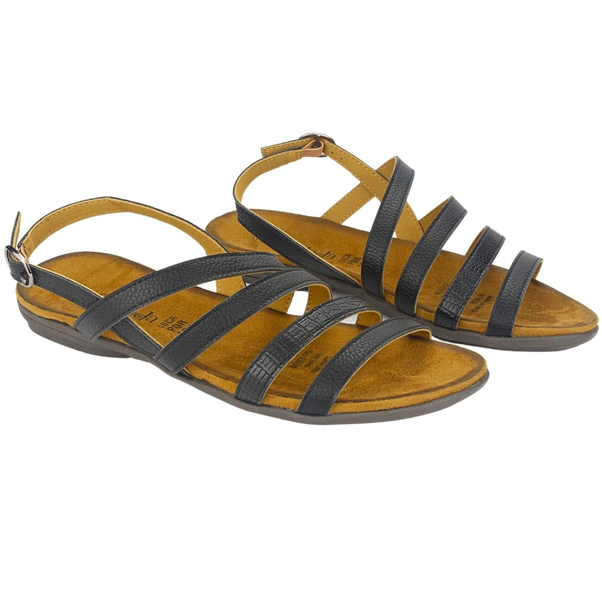 Sandalia Chalada Mujer Anatomic76 Negro Casual Sandalias Chalada 