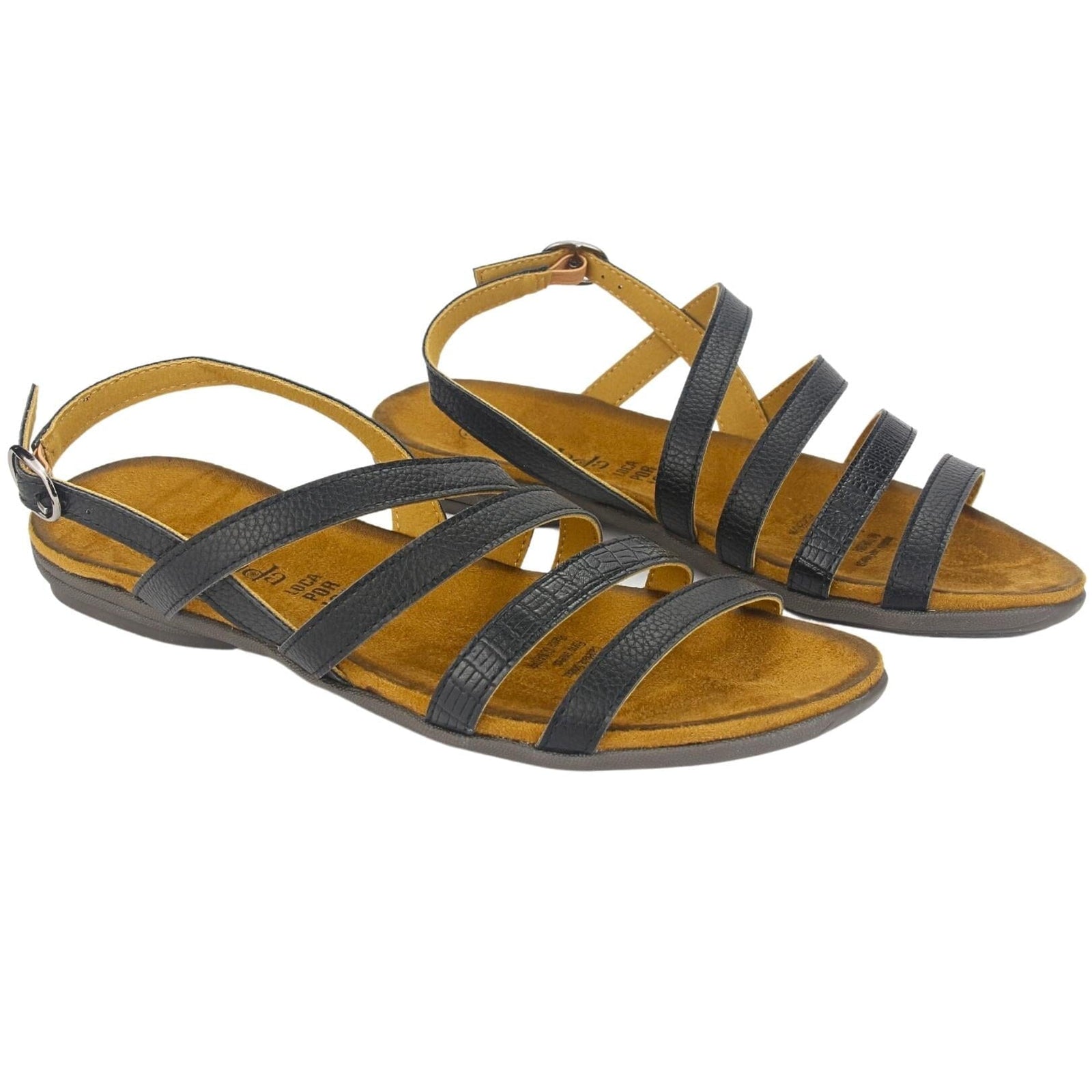 Sandalia Chalada Mujer Anatomic76 Negro Casual Sandalias Chalada 
