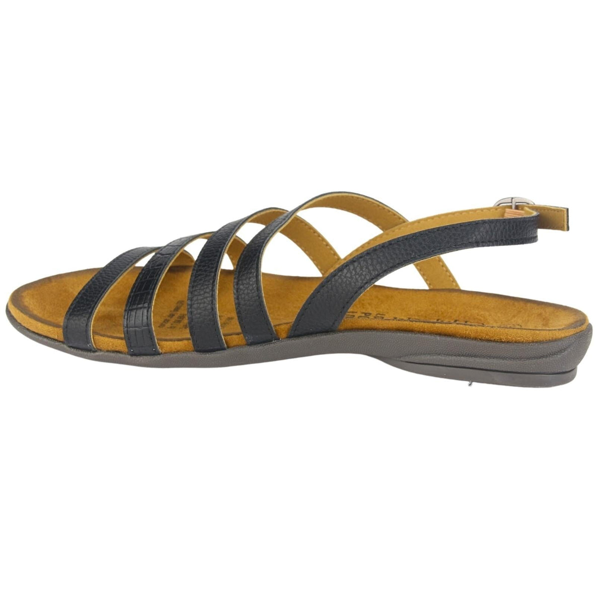 Sandalia Chalada Mujer Anatomic76 Negro Casual Sandalias Planas Chalada 