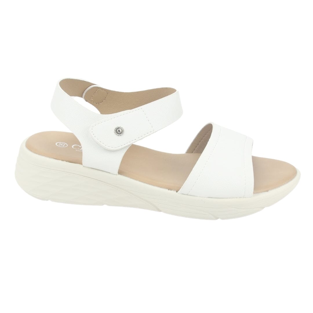 Sandalia Chalada Mujer Beni-11 Blanco Casual Sandalias Taco Chalada 