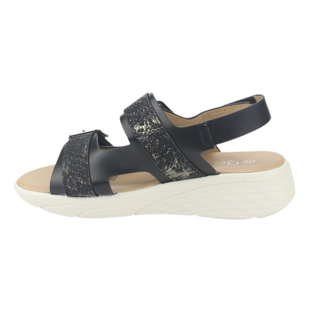 Sandalia Chalada Mujer Beni-12 Negro Casual Sandalias Chalada 