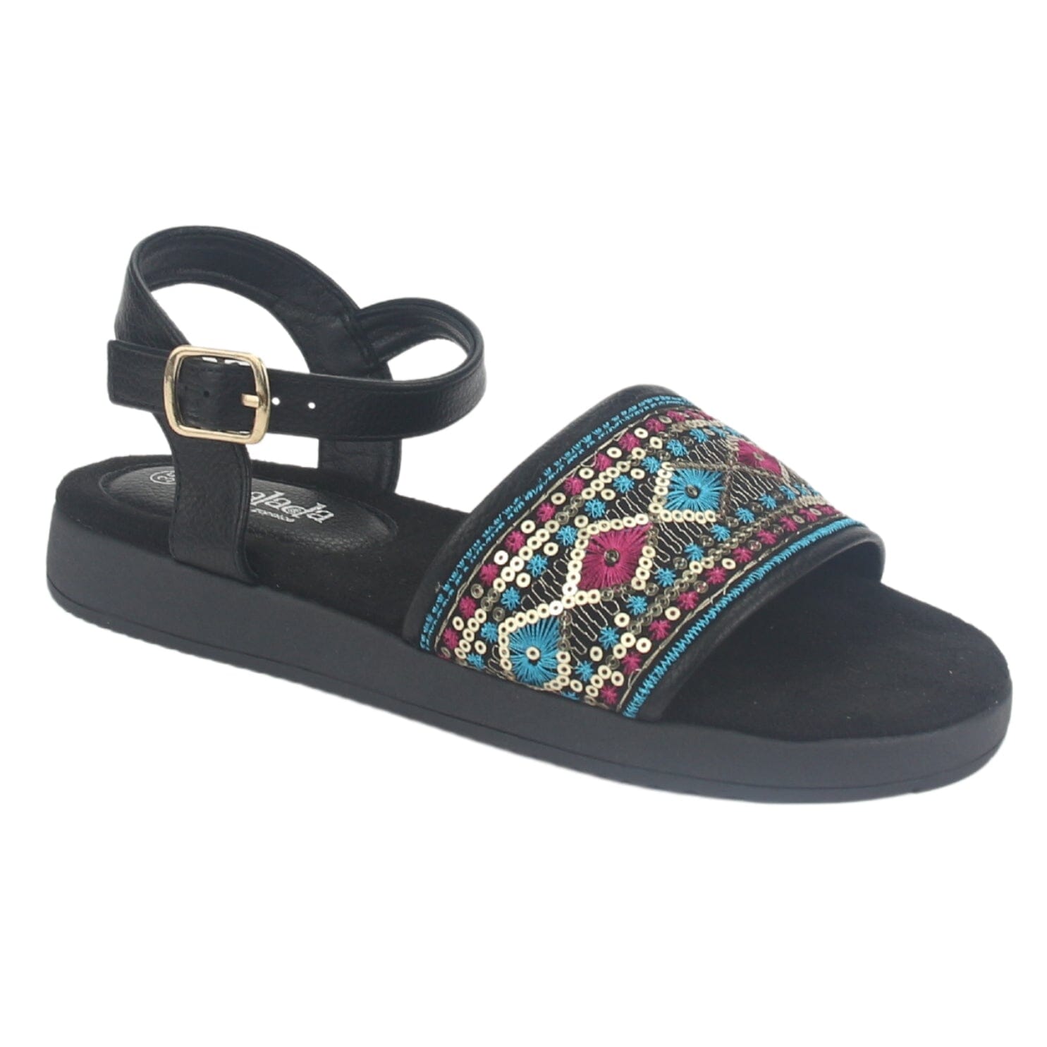Sandalia Chalada Mujer Bira-2 Negro Casual Sandalias Chalada 
