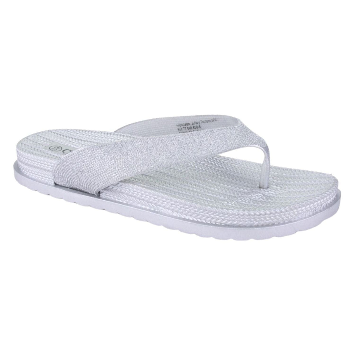 Sandalia Chalada Mujer Bora-5 Plateado Casual Sandalias Planas Chalada 