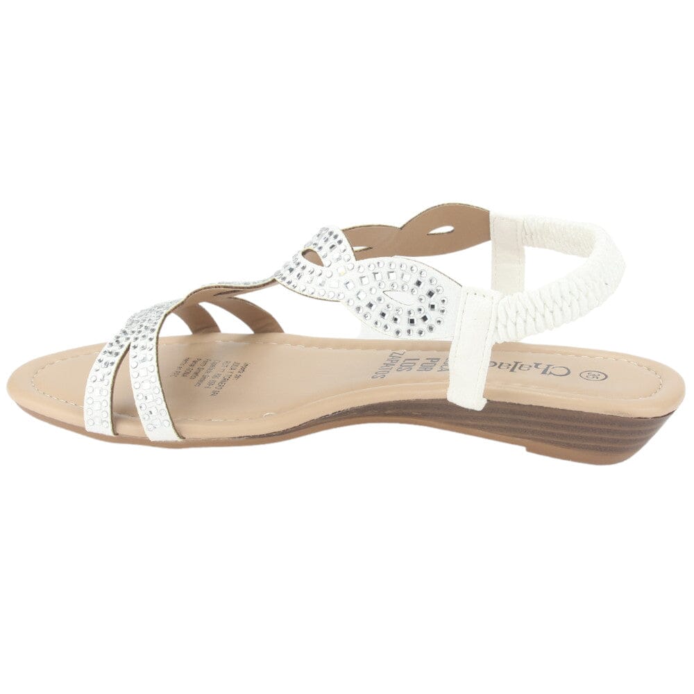 Sandalia Chalada Mujer Call-16 Plateado Casual Sandalia Chalada 