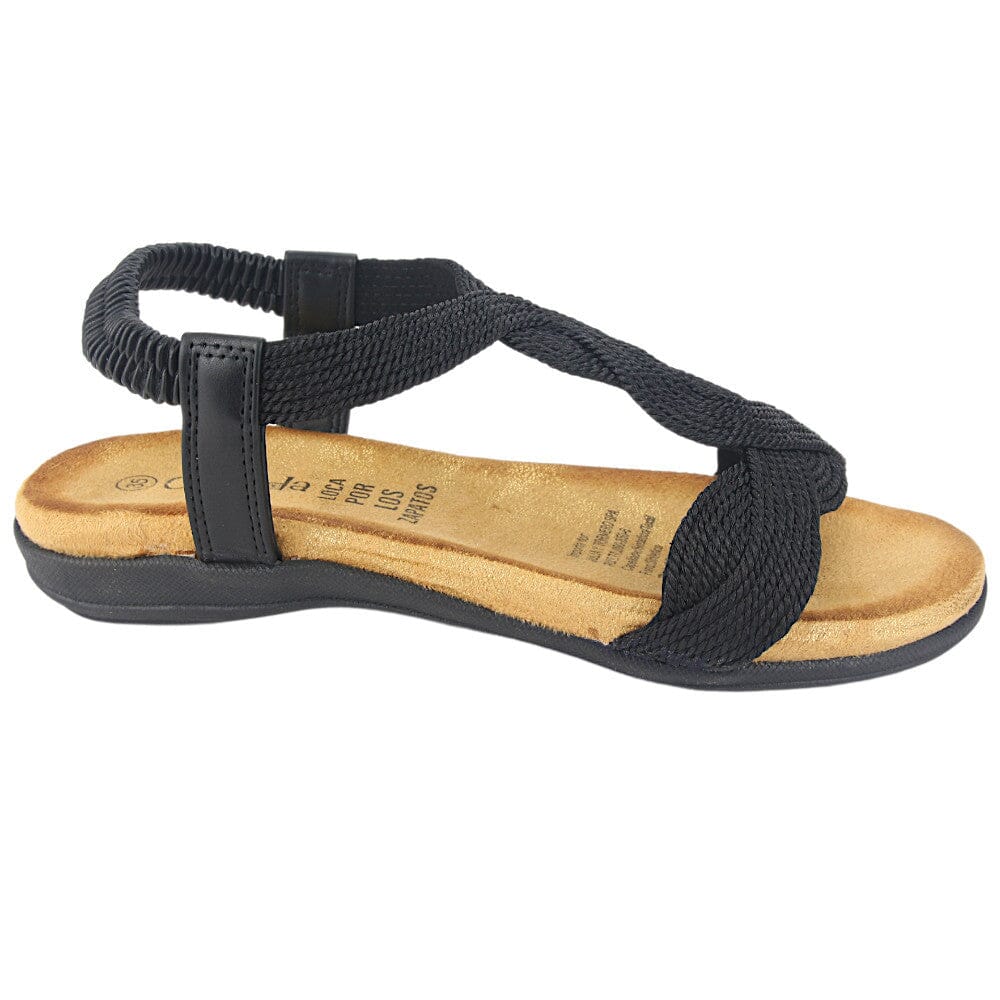 Sandalia Chalada Mujer Clara-5 Negro Casual Sandalia Chalada 