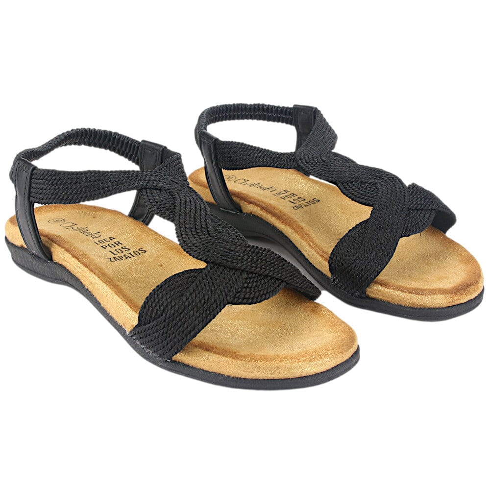 Sandalia Chalada Mujer Clara-5 Negro Casual Sandalia Chalada 