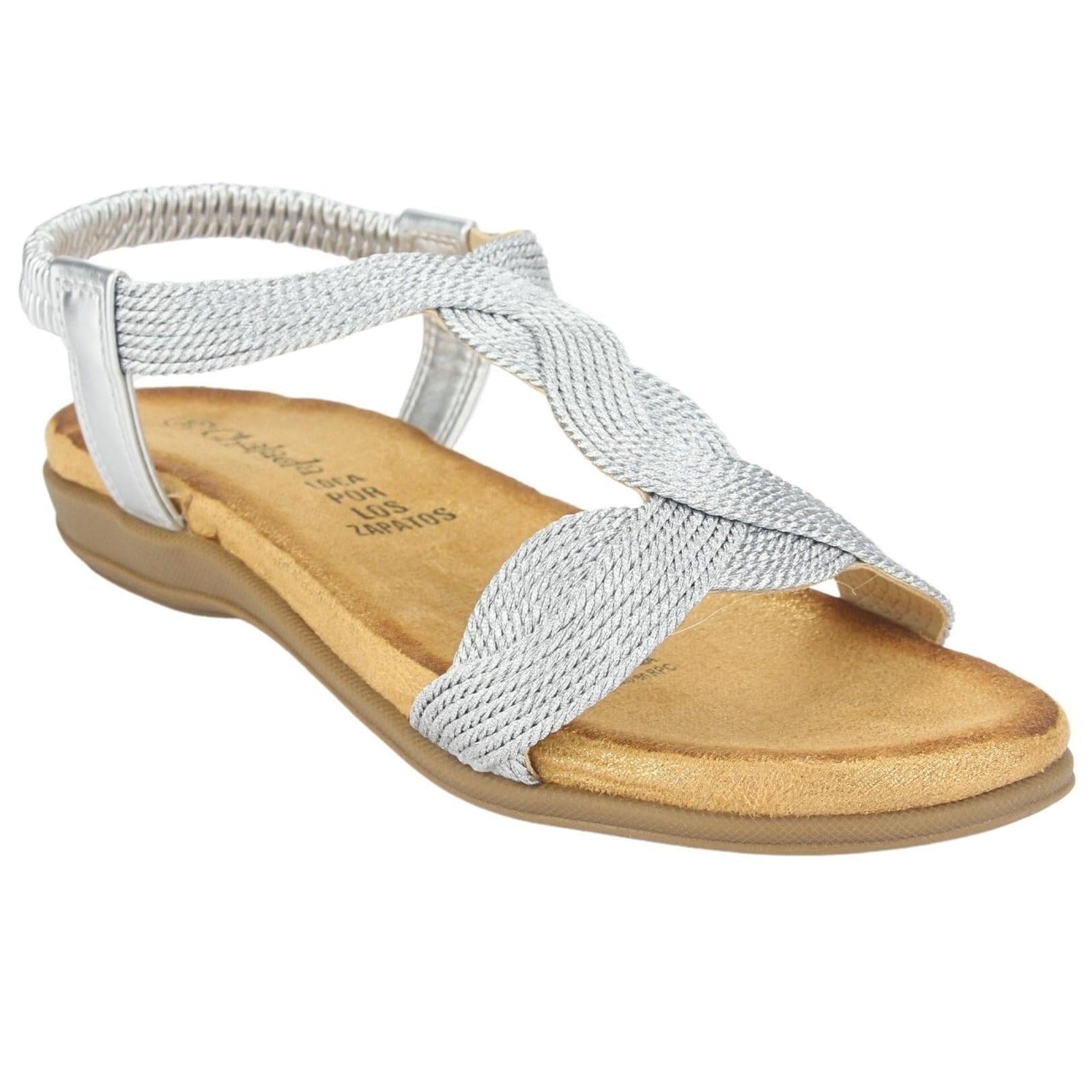 Sandalia Chalada Mujer Clara-5 Plateado Casual Sandalias Chalada 