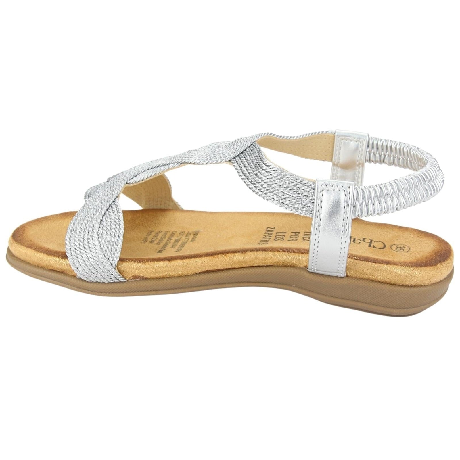 Sandalia Chalada Mujer Clara-5 Plateado Casual Sandalias Chalada 