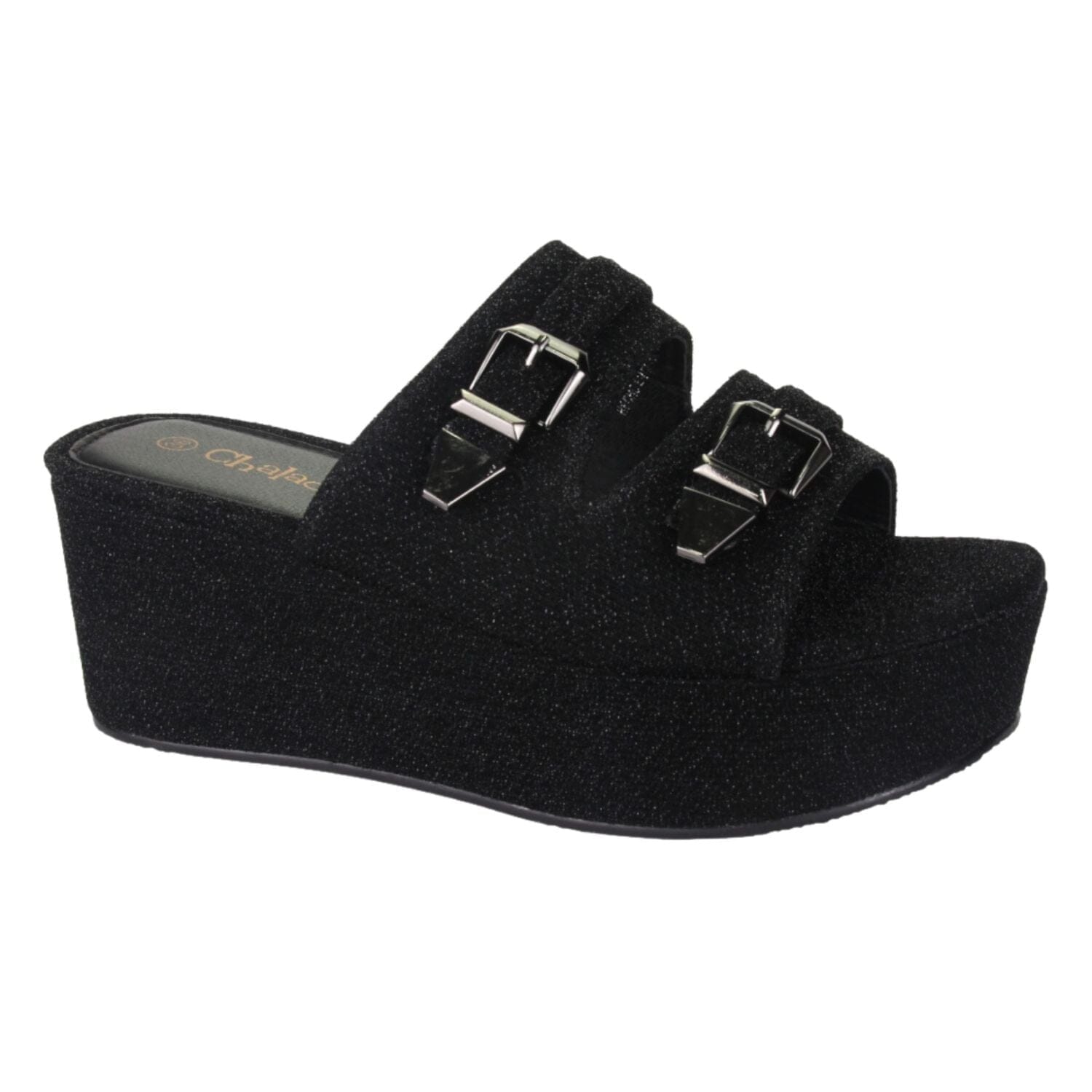 Sandalia Chalada Mujer Clona-32 Negro Plataforma Sandalias Chalada 