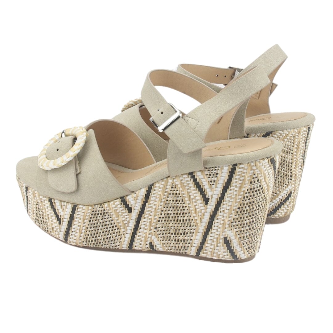 Sandalia Chalada Mujer Como-50 Beige Plataforma Sandalias Chalada 