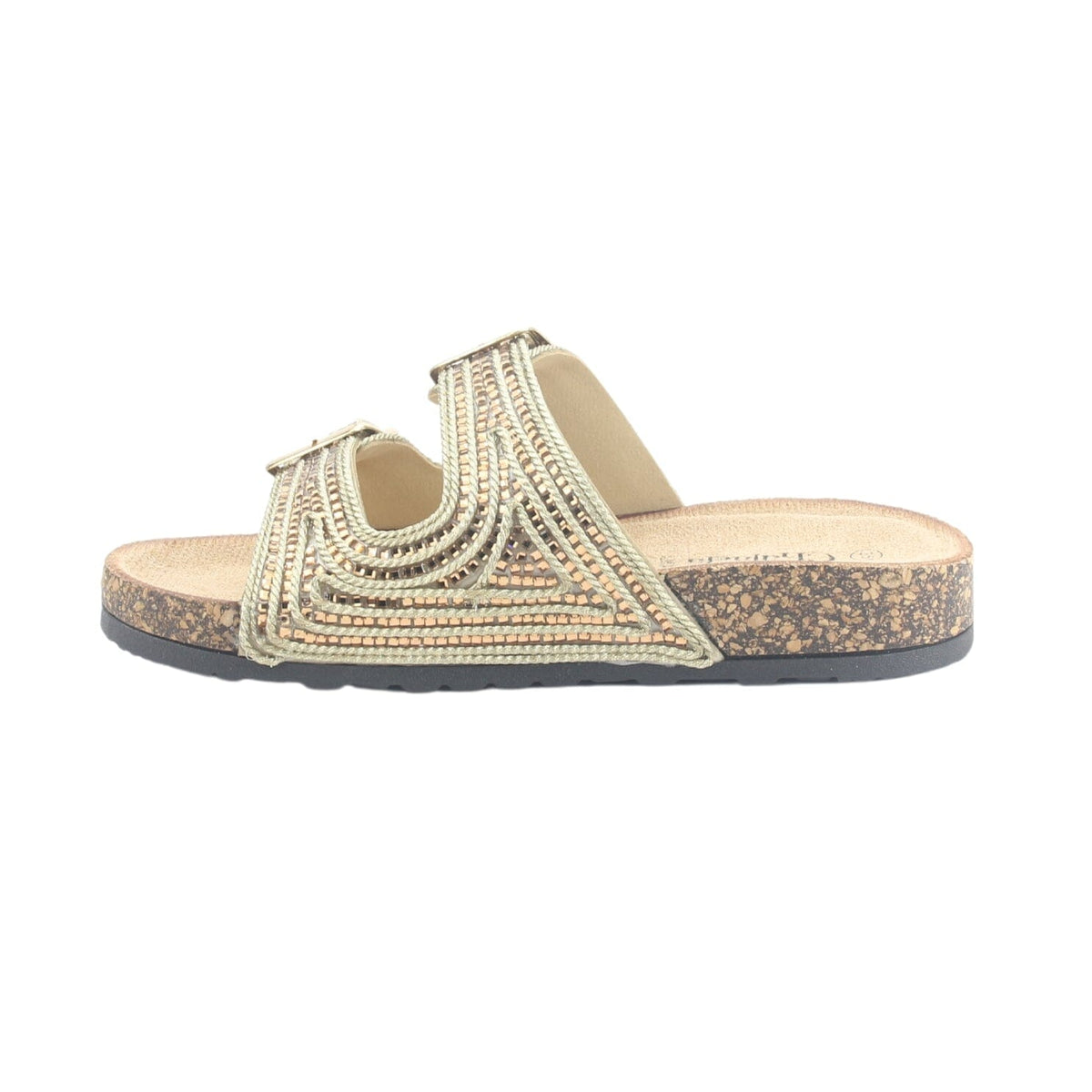 Sandalia Chalada Mujer Dacia-4 Dorado Casual Sandalias Chalada 