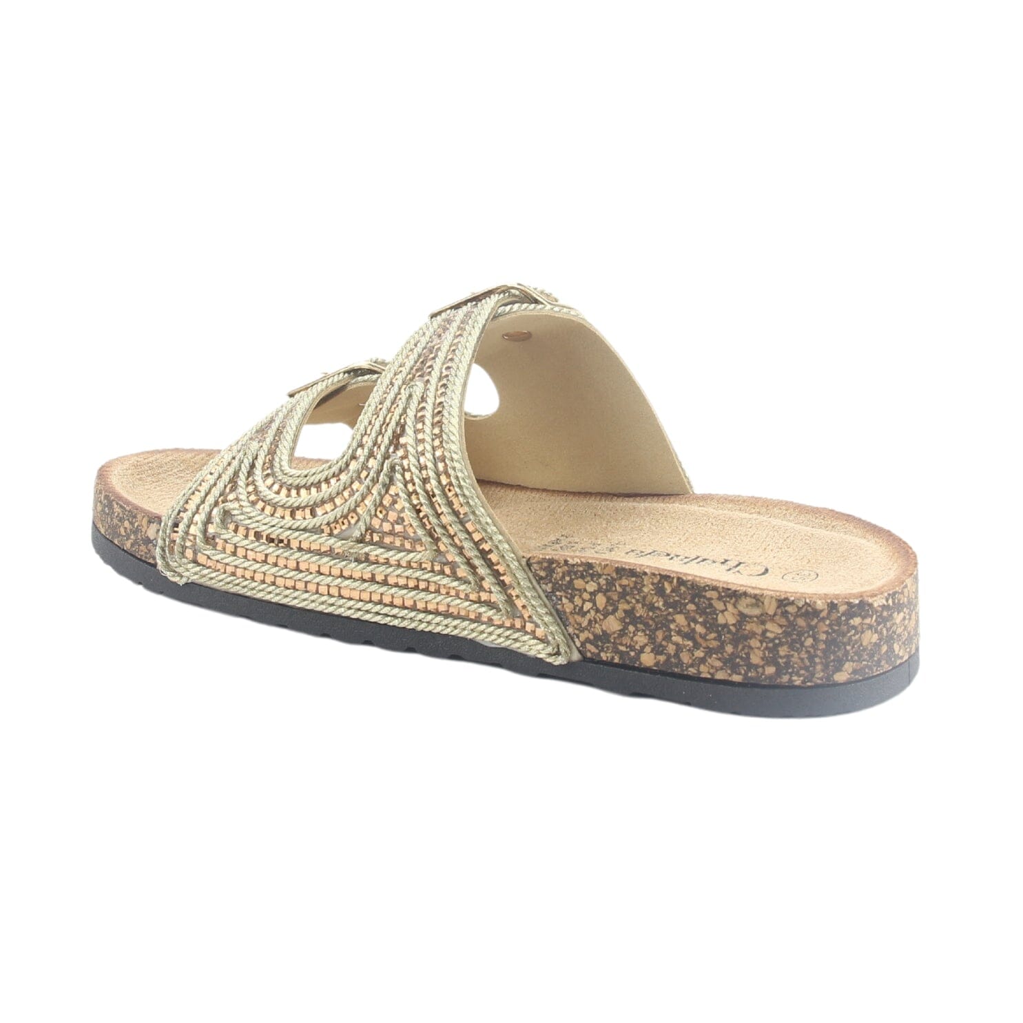 Sandalia Chalada Mujer Dacia-4 Dorado Casual Sandalias Chalada 