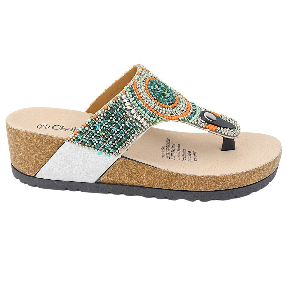 Sandalia Chalada Mujer Doit-10 Plateado Casual Sandalia Chalada 