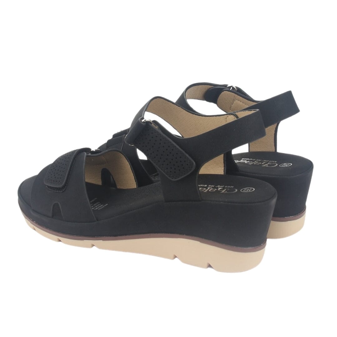 Sandalia Chalada Mujer Flick-1 Negro Plataforma Sandalias Chalada 