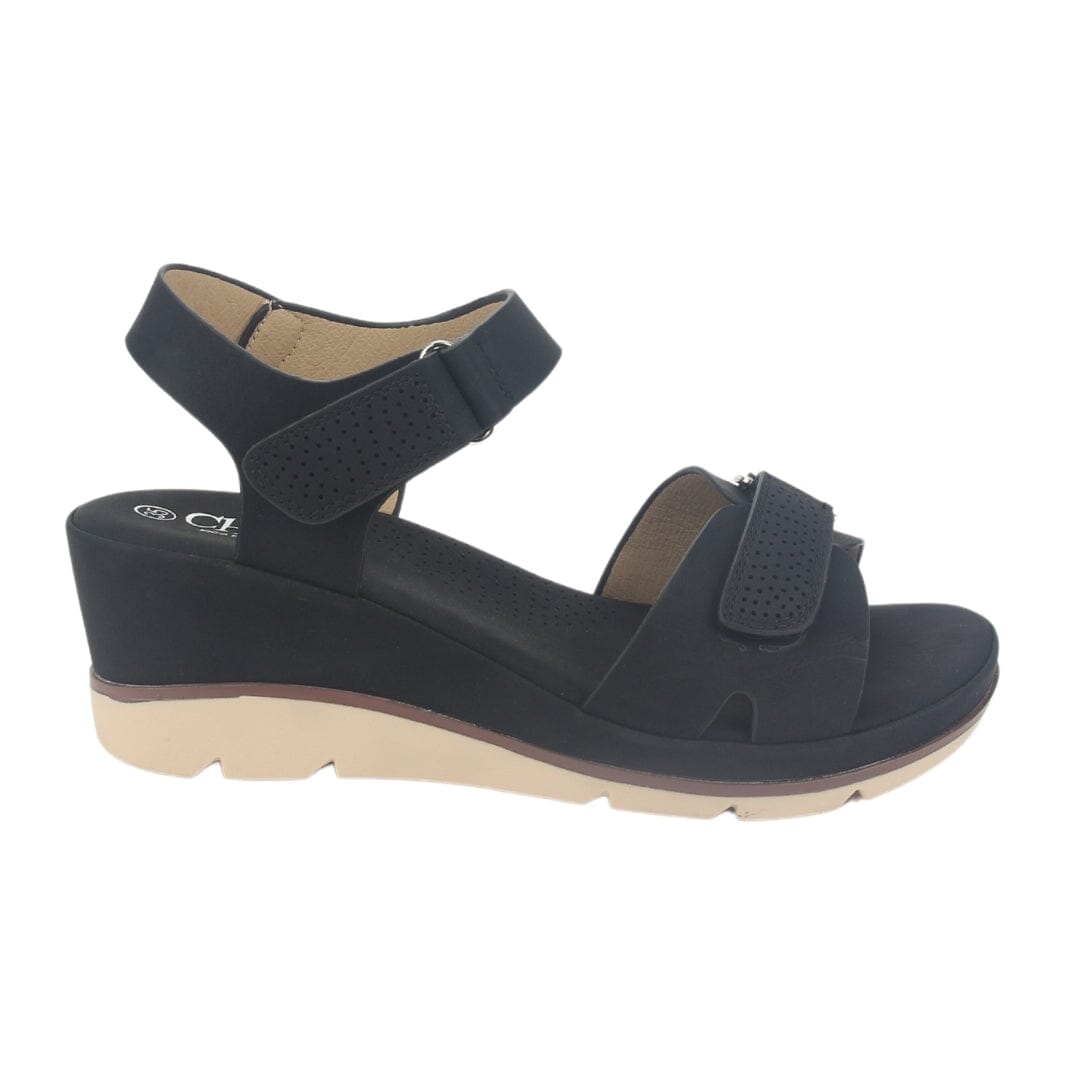 Sandalia Chalada Mujer Flick-1 Negro Plataforma Sandalias Chalada 