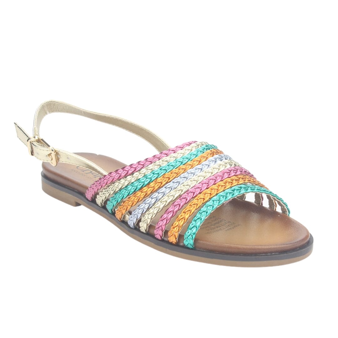 Sandalia Chalada Mujer Greca-61 Multi Plana Sandalias Planas Chalada 