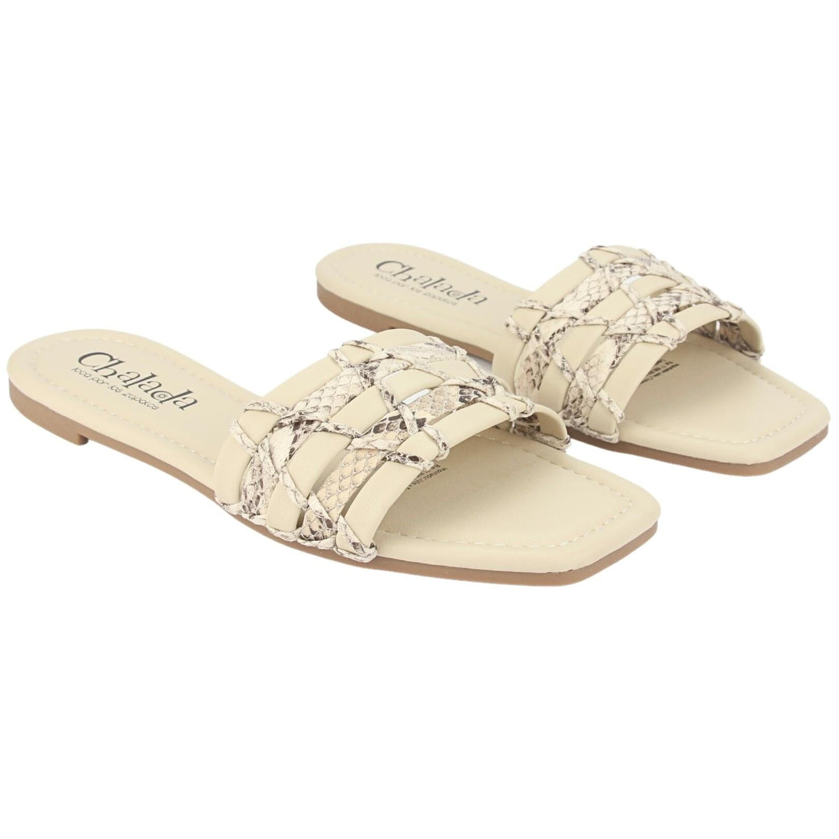 Sandalia Chalada Mujer Grillo-1 Beige Casual Sandalias Planas Chalada 