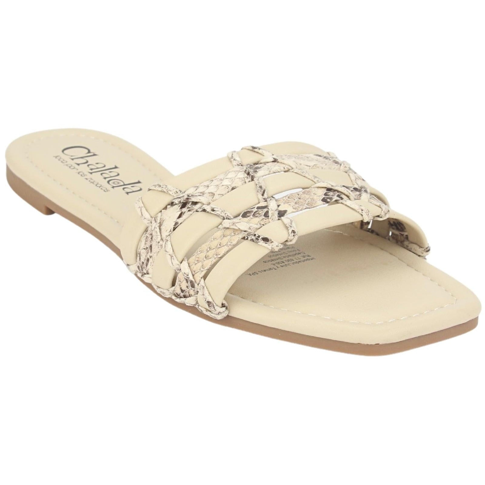 Sandalia Chalada Mujer Grillo-1 Beige Casual Sandalias Planas Chalada 