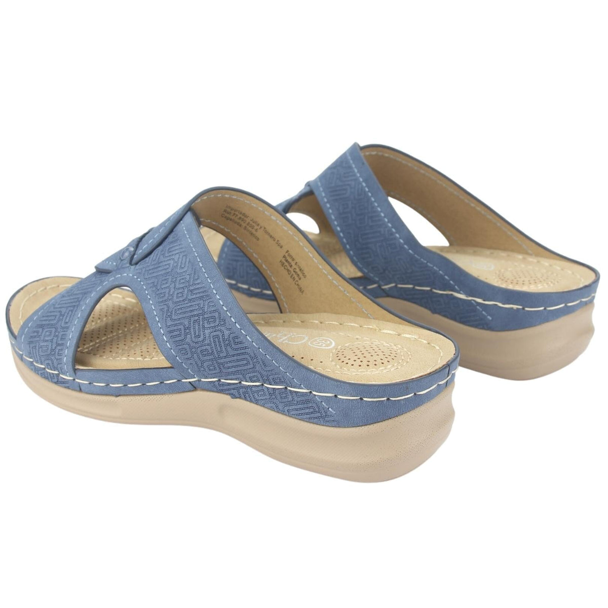 Sandalia Chalada Mujer Kon-16 Azul Casual Sandalia Chalada 