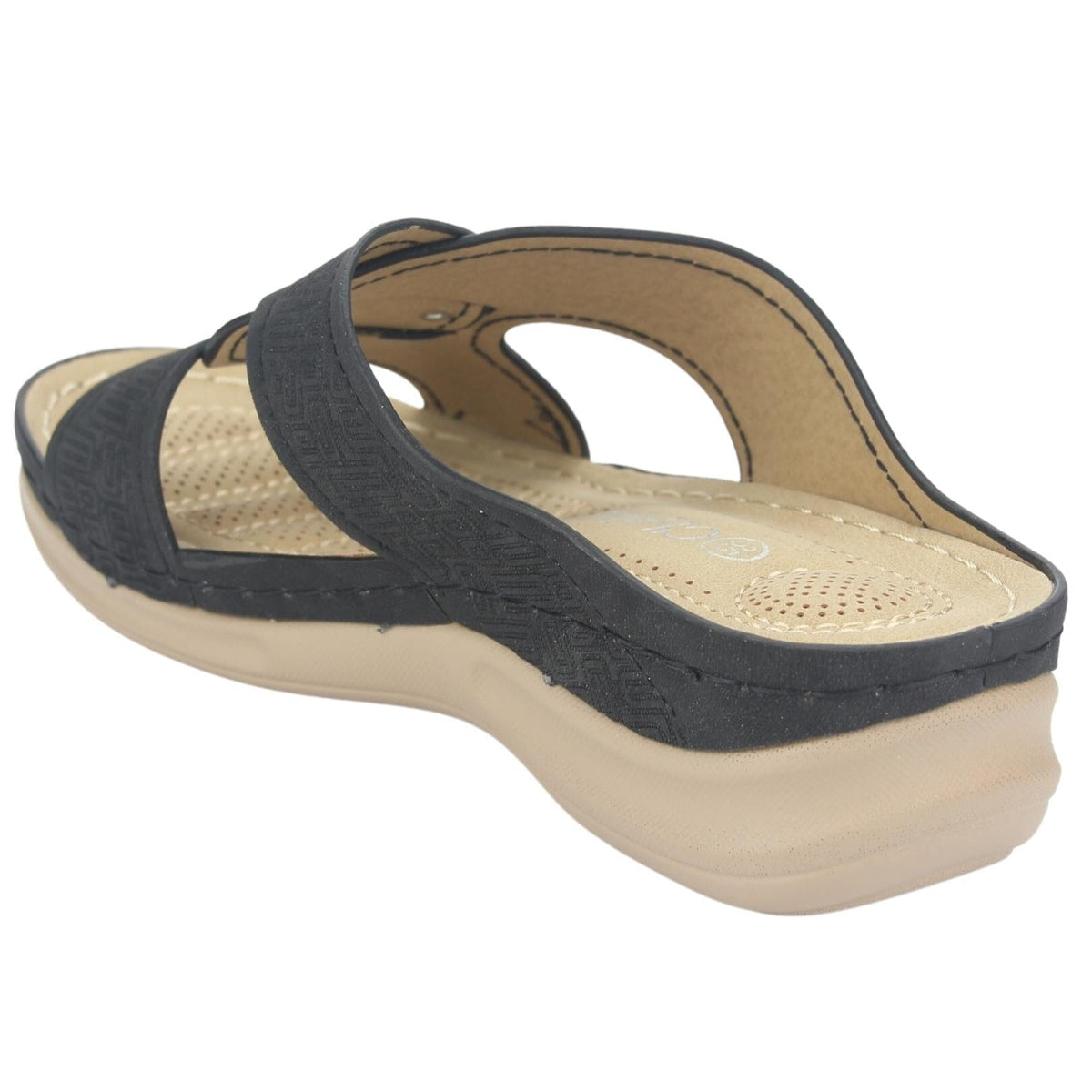 Sandalia Chalada Mujer Kon-16 Negro Casual Sandalia Chalada 