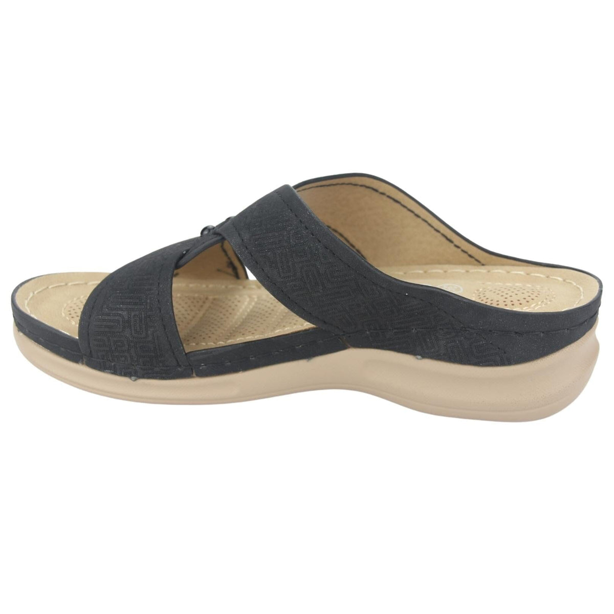 Sandalia Chalada Mujer Kon-16 Negro Casual Sandalia Chalada 