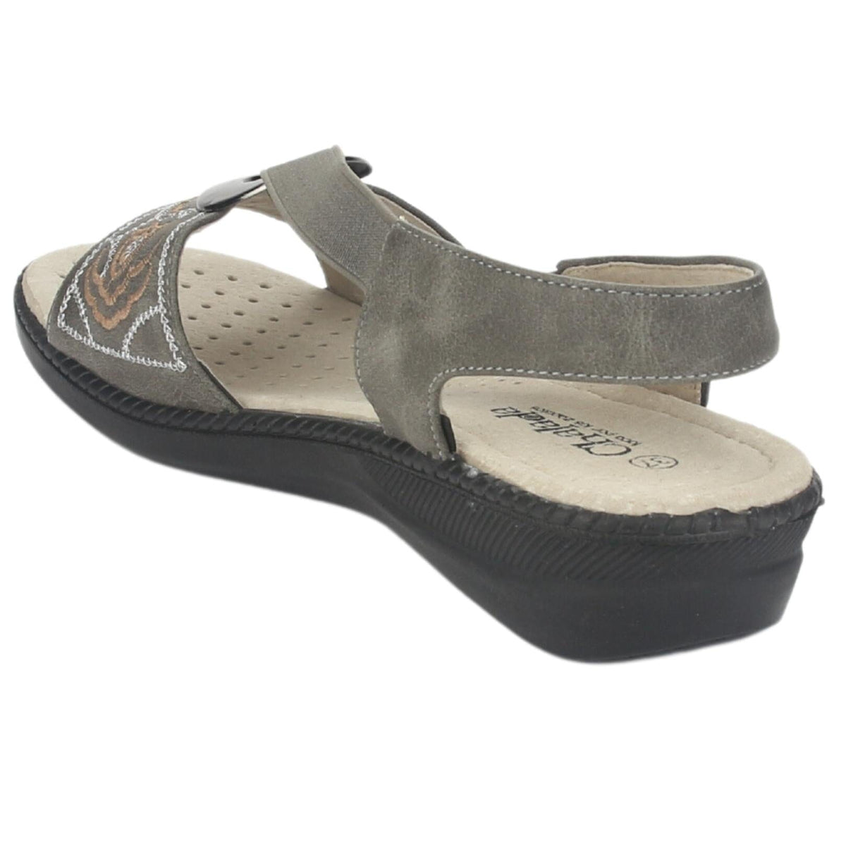 Sandalia Chalada Mujer Lena-3 Gris Comfort Sandalias Chalada 