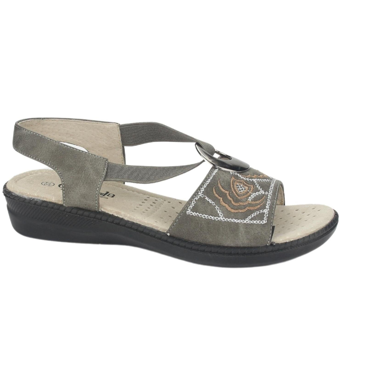 Sandalia Chalada Mujer Lena-3 Gris Comfort Sandalias Chalada 